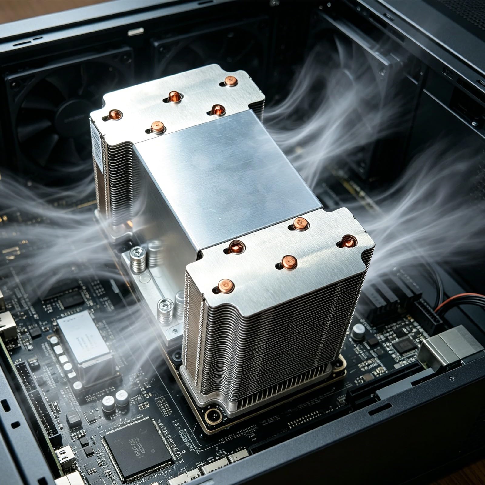 Componente di raffreddamento passivo GPU per V100 P100 SXM2 GPU, Metallo Dissipatore di calore Riparazione Assemblaggio Hardware Parte