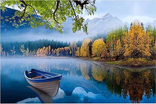 Snowplanet Kits de pintura de diamantes de paisaje pintura de diamantes de taladro completo arte de diamantes 5D arte de gemas para adultos