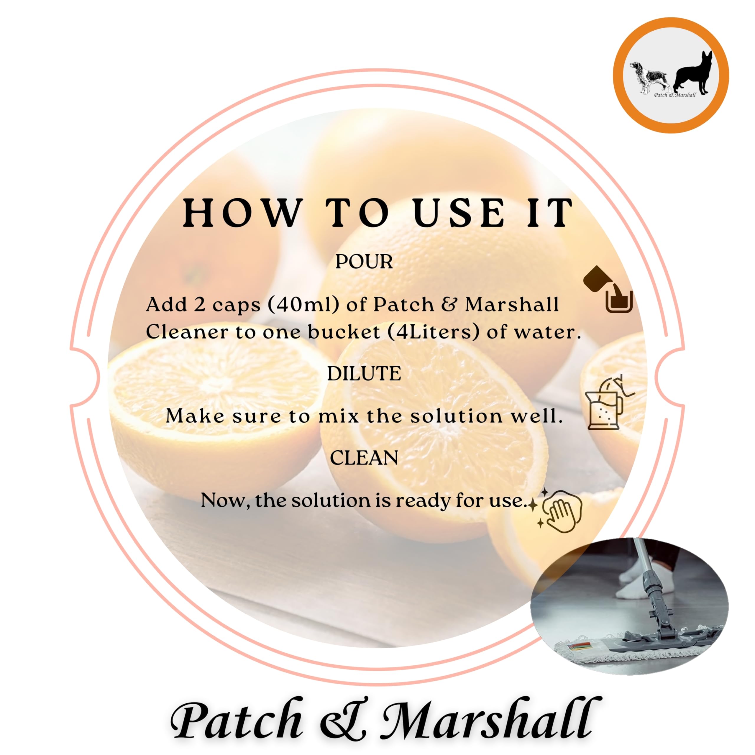 Patch & Marshall Kennel O Wash Pet Area Cleaner/Kennel Wash/Kennel Cleaner Deodorizer with Odor Neutralizers - 1000ml - Rose Scent 3