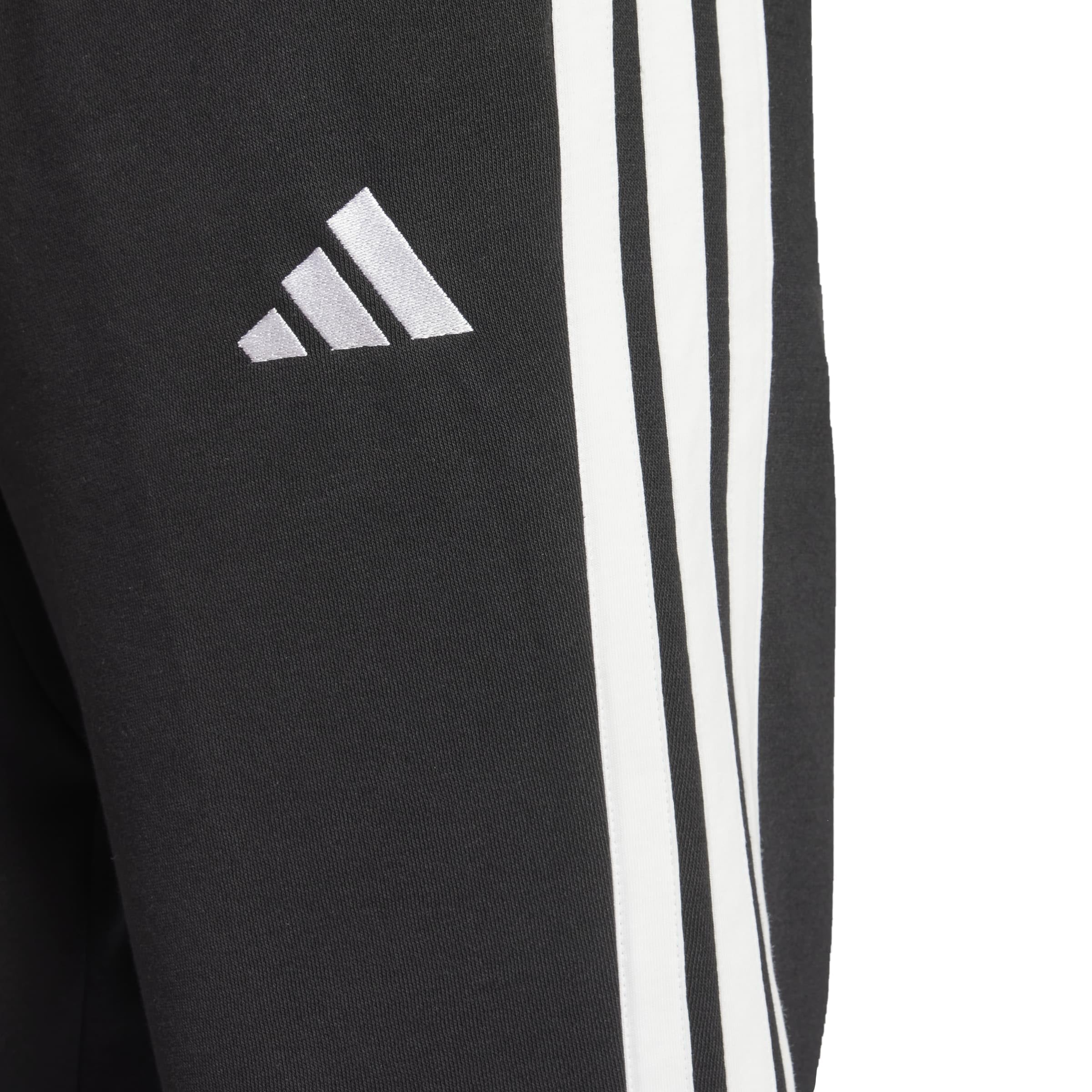 adidas Essentials 3-Stripes Fleece Open Hem Pants - Pantalones Hombre