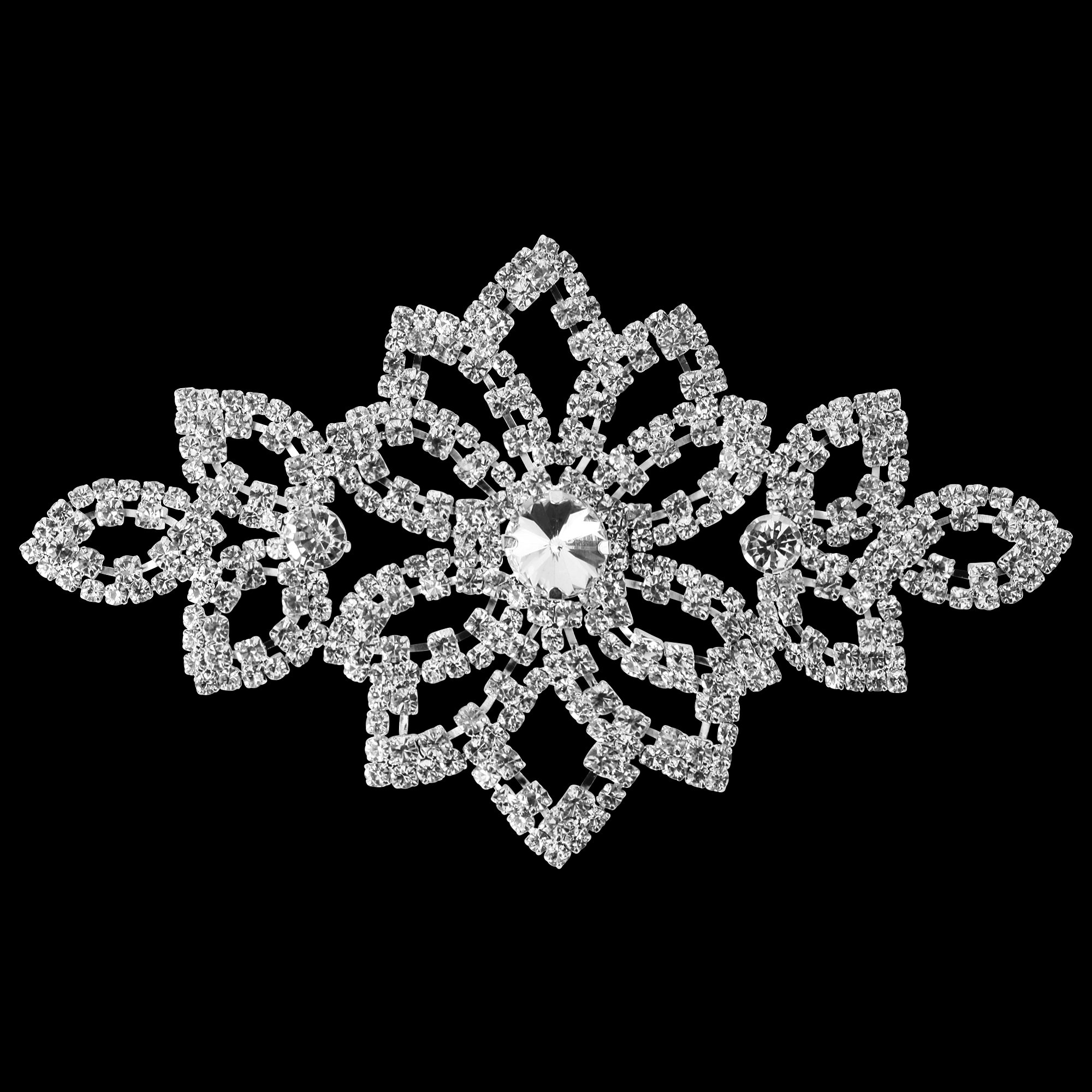 Diamante Braut Applikation Perlenmotiv Strass Tanzkleid Kostüm