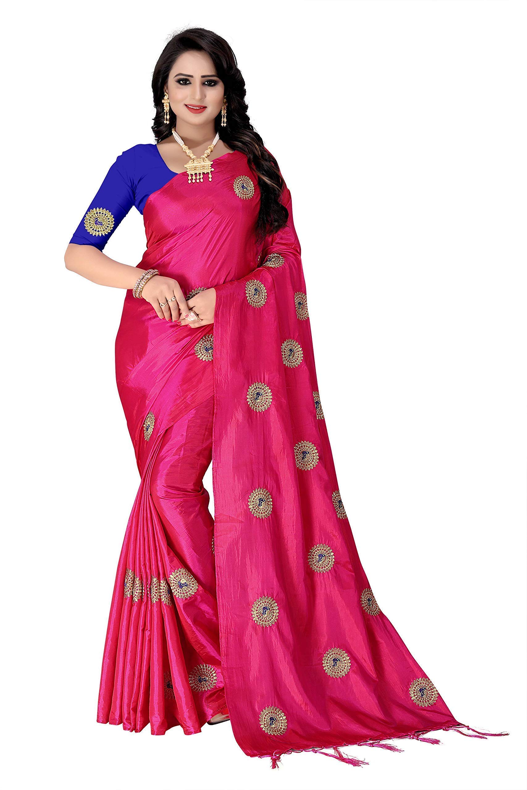 RIVAN FASHIONWOMAN SILK SAREE PS BUTTA