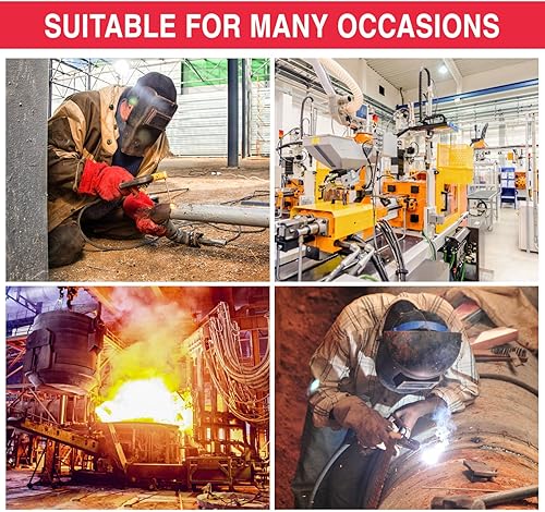 Miniatura 8 de Pantalla de visión grande del casco que oscurece auto de la máscara conveniente del soldador práctico para diversos ambientes