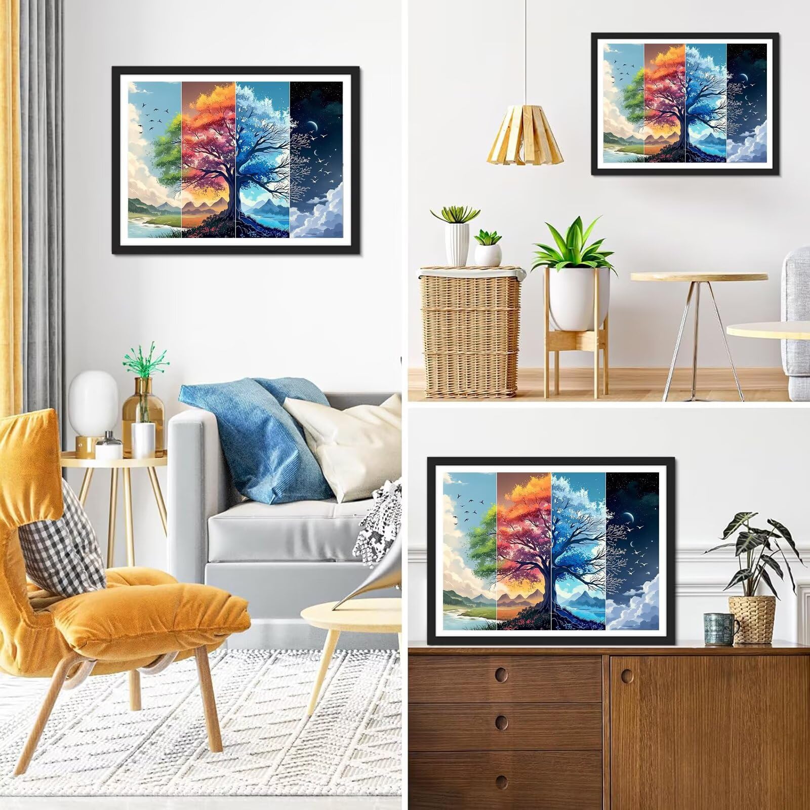 Diamond Painting Landschaft, 5D Diamond Painting Erwachsene 70x90cm qw1-707