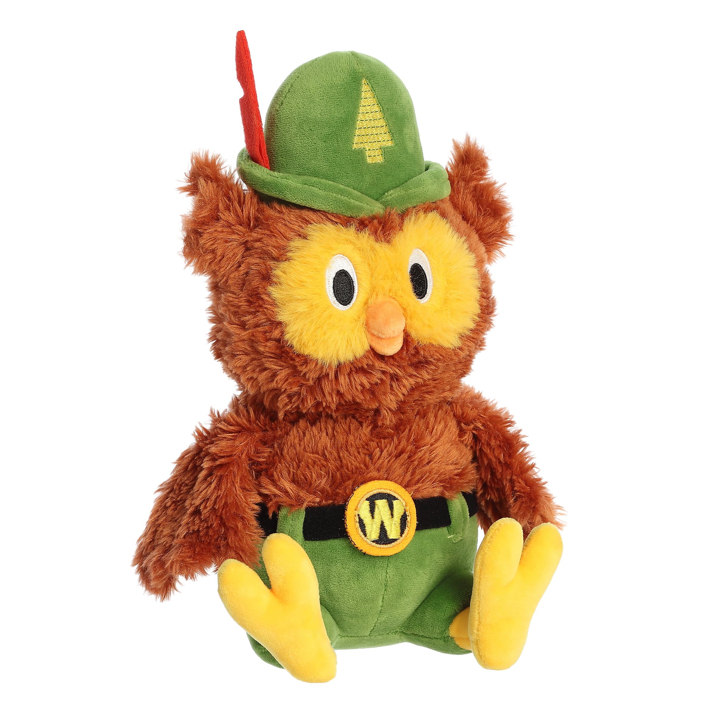 Aurora(r) Official Licensed Woodsy Owl Stuffed Animal - Soft and Cuddly Toy for Imaginative Play - Perfect for Kids, Nature Lovers, and Woodland-Themed Decor - Brown 10 Inches