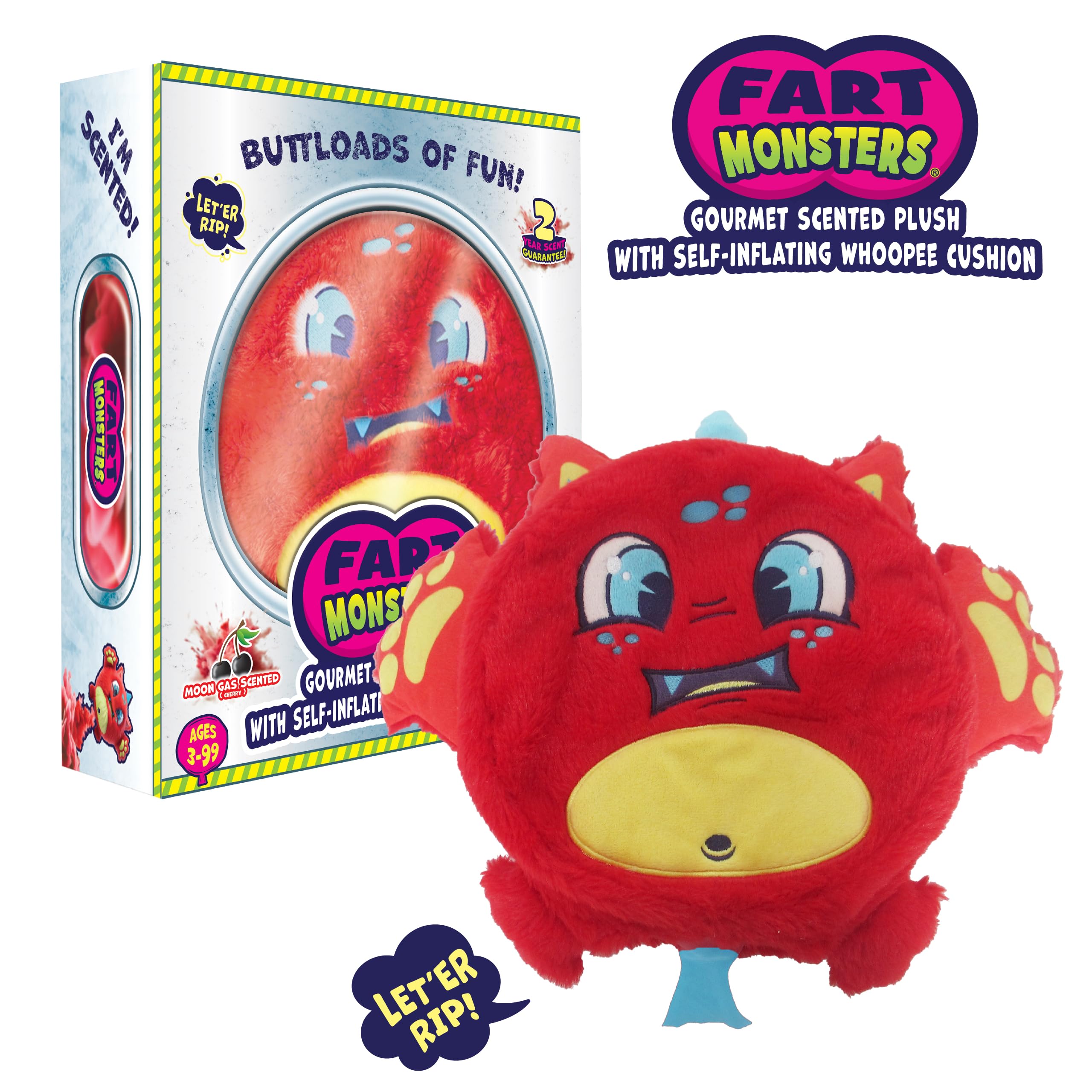 Amazon.com: Fart Monsters Zipper - X-Large 16-Inch Scented Plush