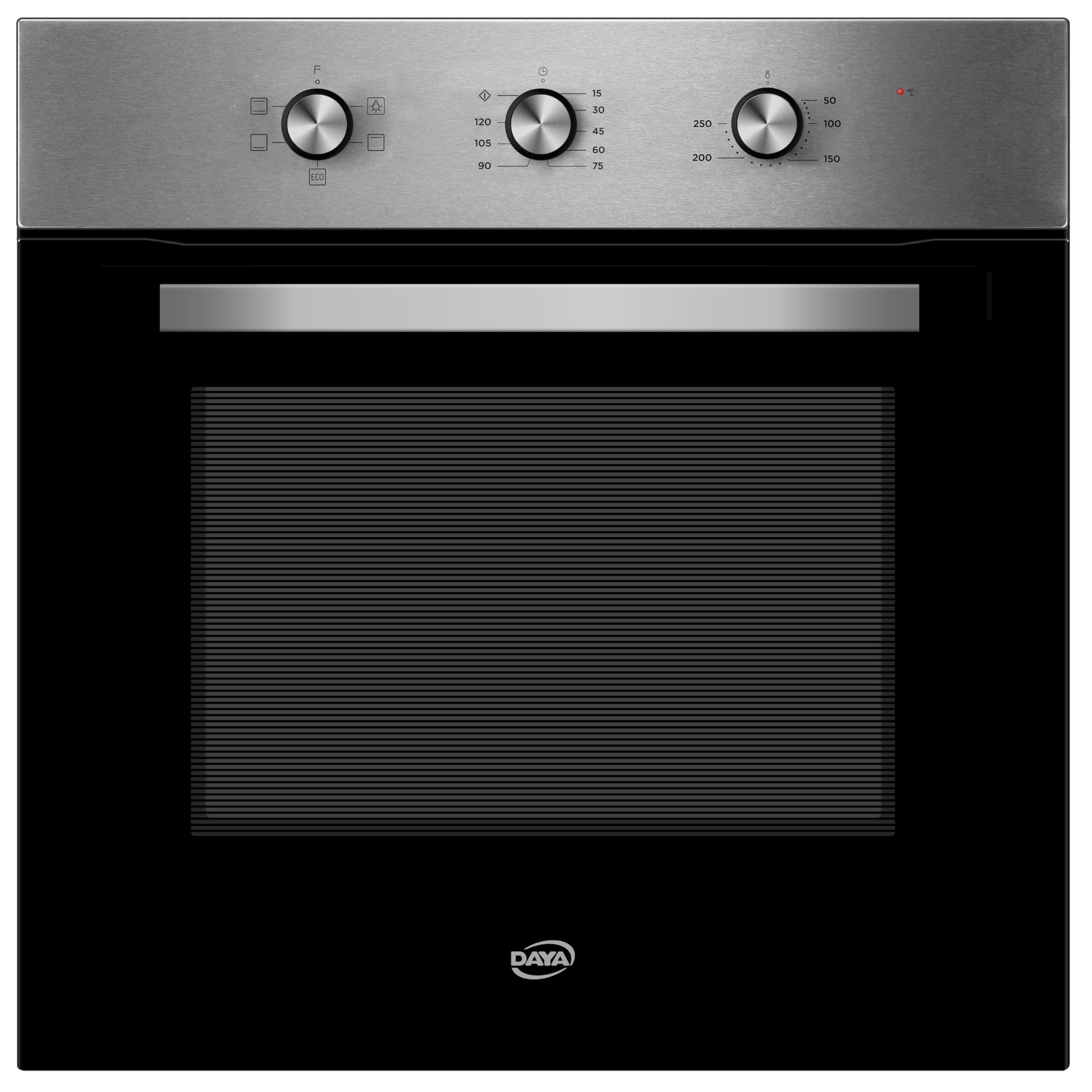 Forno Elettrico da Incasso Daya DMFI-4GT70A, 70 Litri, Classe A, 4 Funzioni, Ventola di Raffreddamento, Timer 120 Minuti