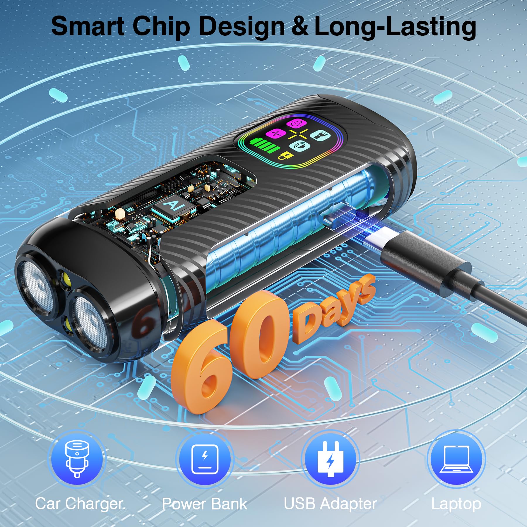 Appareil anti-aboiement pour chien - Contrôle des aboiements à ultrasons - Noir