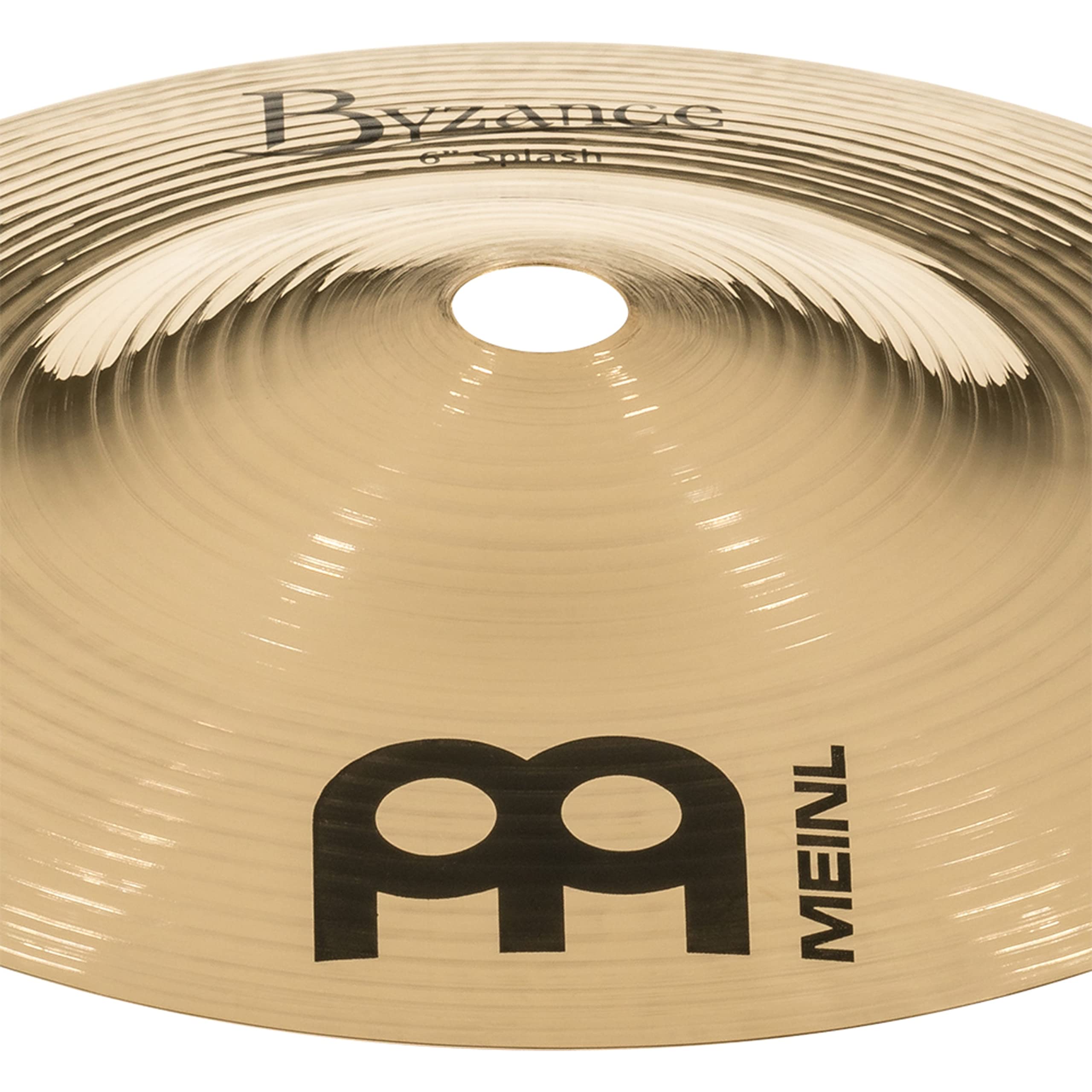 Meinl Cymbals Byzance Brilliant Piatto Splash 6 pollici (15,24cm) per Batteria - Bronzo B20 , Finitura Brillante (B6S-B)