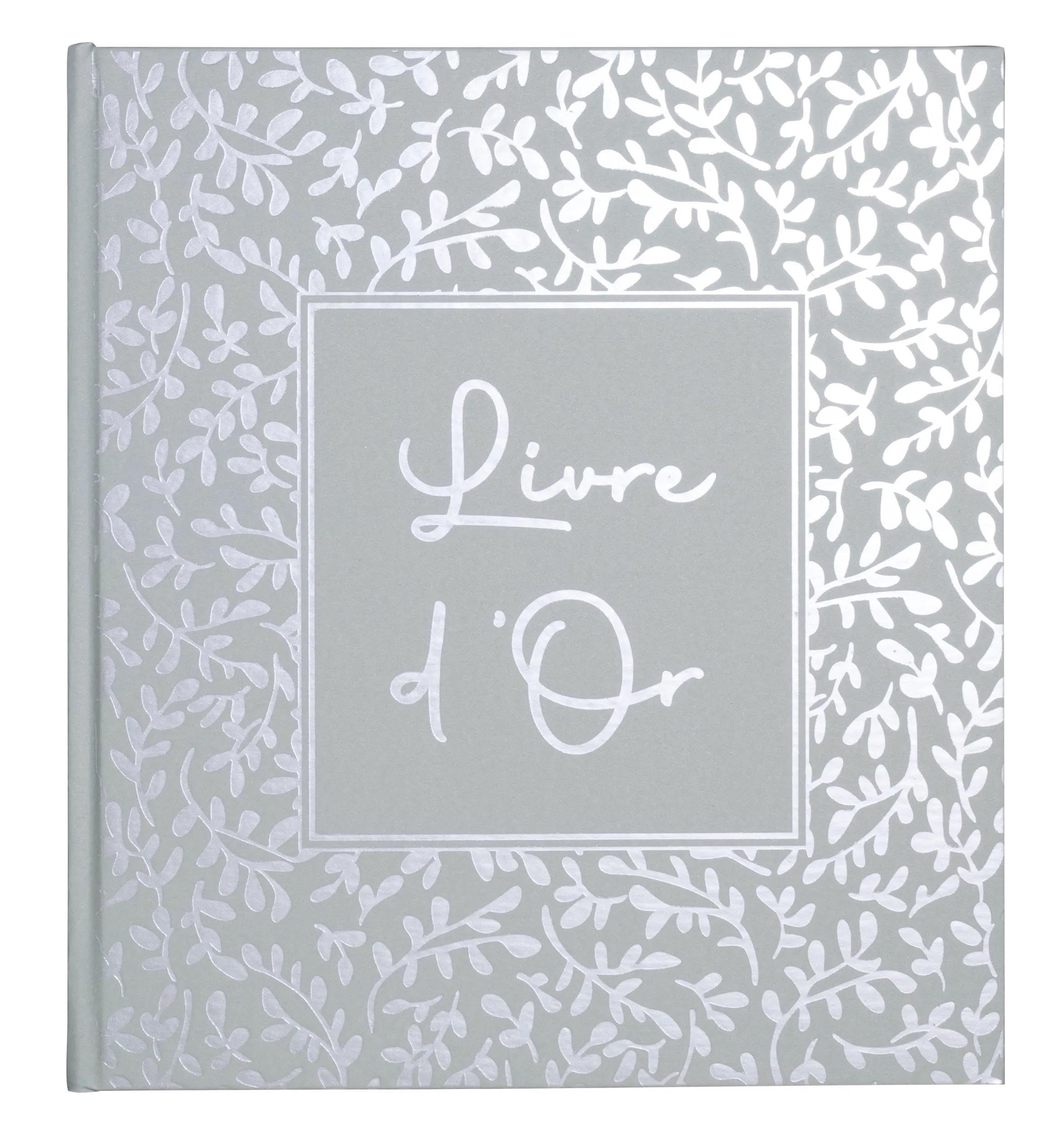 Exacompta Guest Book - Sage Green Floral - 21 cm