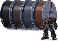 Vista 15 de SUNLU - Filamento PLA Plus 1.75mm Negro 1KG, Filamento para impresora 3D enrollado cuidadosamente 1.75mm, PLA+ 1000g, precisión dimensional de +