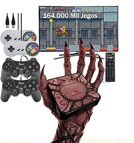 Video Game Retro Edição Especial + 164 Mil jogos + 4 Controles + Atualizado + Modo Android Smartplus