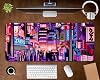 Cool Gaming Desk Mat, Personalized Ultra Large Professional Mouse Pad Non-Slip Stitched Edges Computer Mouse Mat 30x60cm