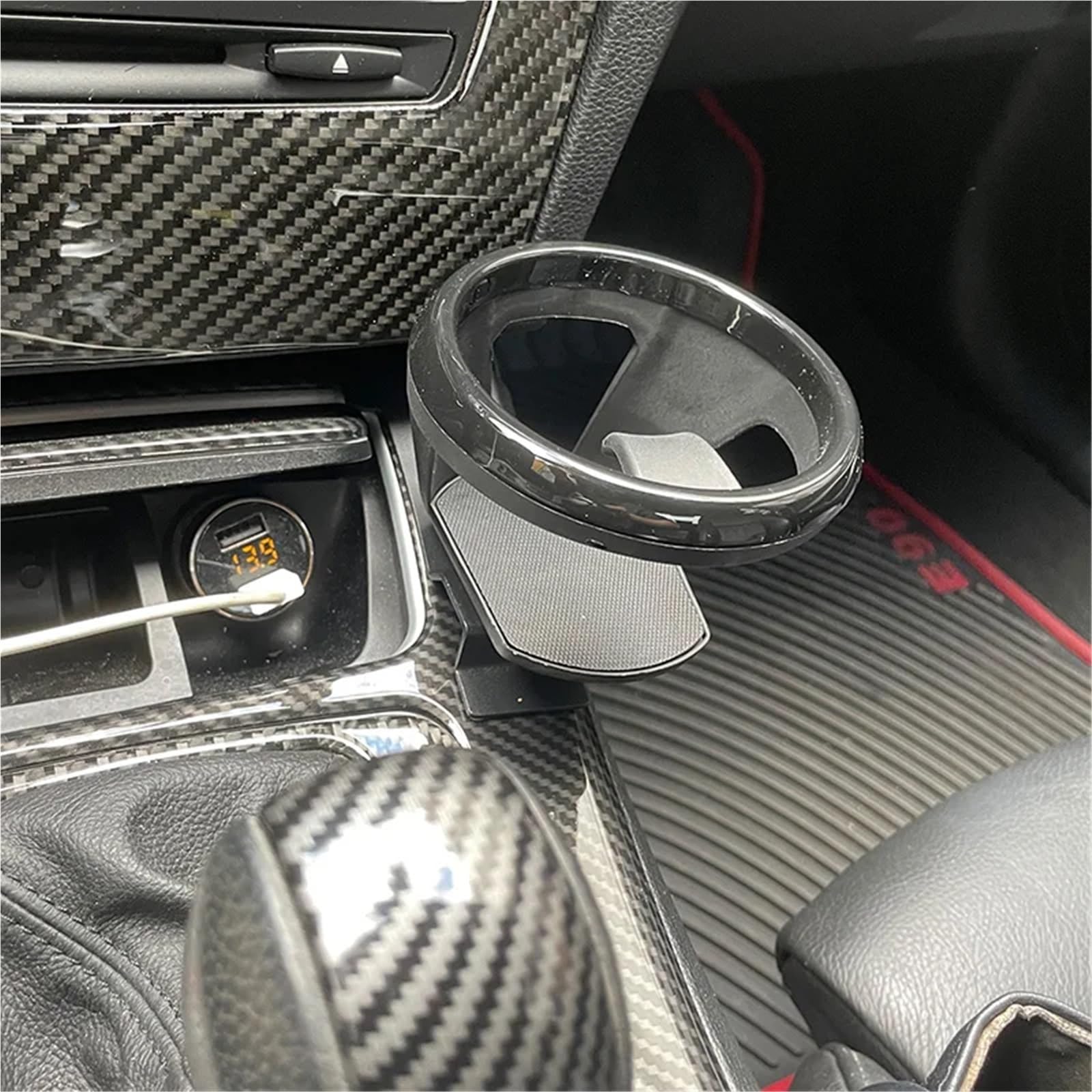 Ochrona Podłokietnika Pasuje do BMW Z4 E89 2009-2015, konsola środkowa samochodu, uchwyt na kubek z wodą, uchwyt na napoje, akcesoria wykończeniowe samochodu(Right Side)