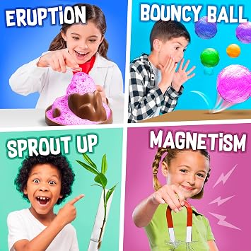 Learn & Climb 65 Science Experiment Kit for Kids - Gift for Kids Ages 4-8