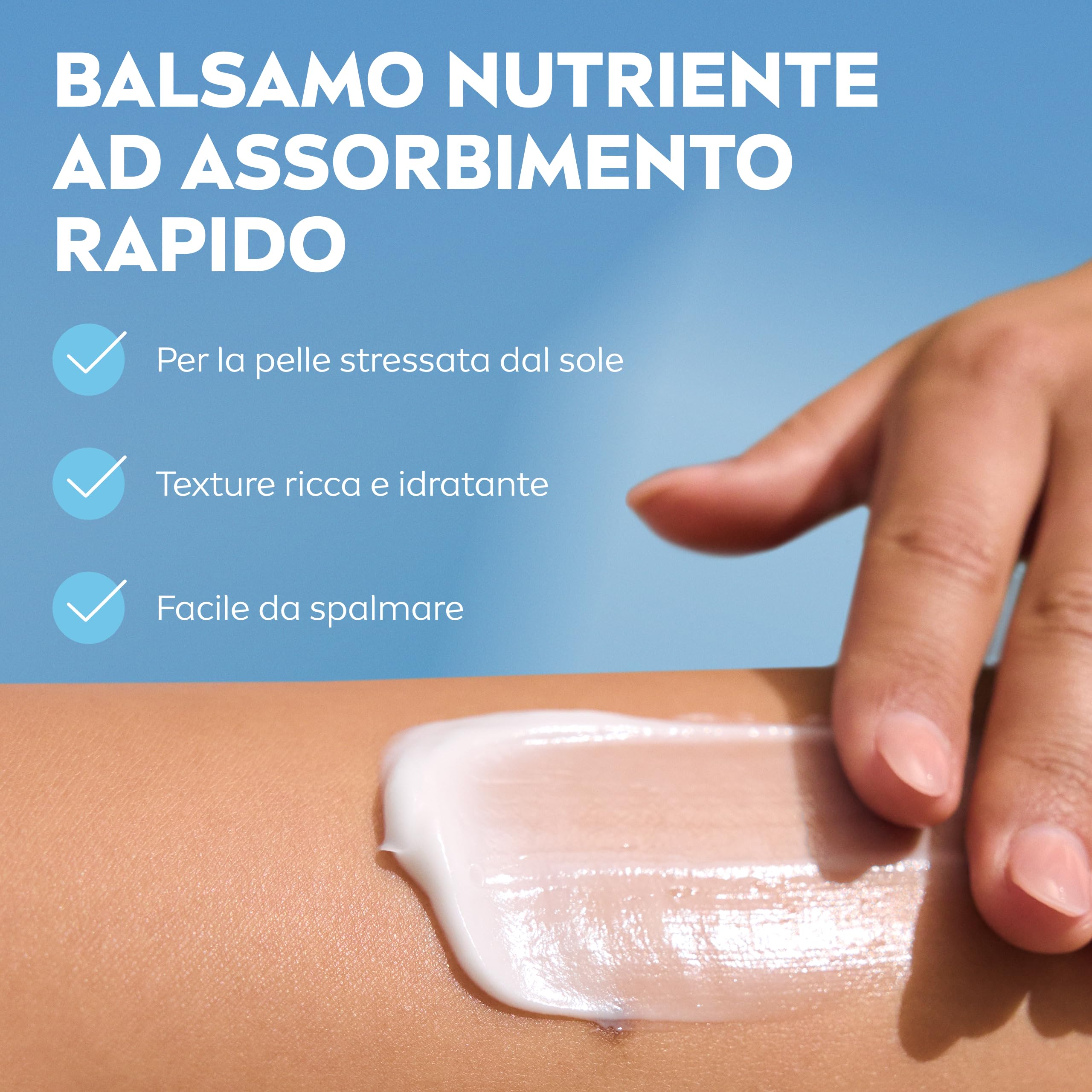 NIVEA SUN Crema Doposole Rigenerante Intensiva 300 ml, Dopo sole idratante 48h, Aloe Vera Bio, Vitamina E, Burro di Karité