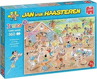 Comprar Jan van Haasteren, Van Haasteren Jumbo Spiele Junior Escuela de Equitación 360 Piezas – Puzzle para niños a Partir de 7 años 20083