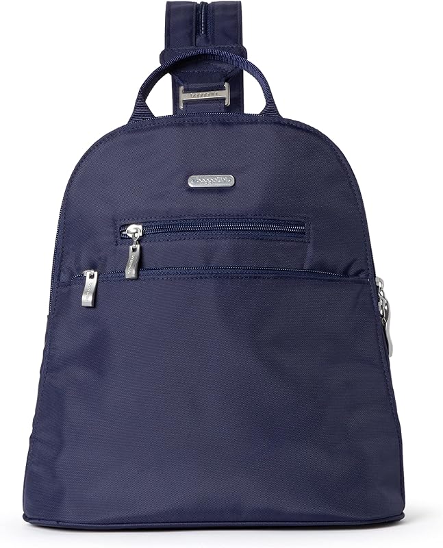 Mini mochila Essential para mujer - Portatarjetas RFID incorporado - Bolso bandolera convertible con correa ajustable para el hombro