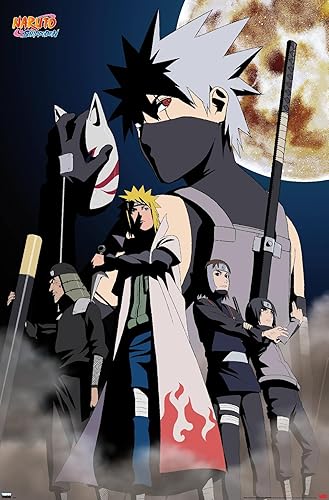 Trends International Naruto Shippuden - Póster de pared Kakashi Key Art Trends International Naruto Shippuden - Póster de pared Kakashi Key Art