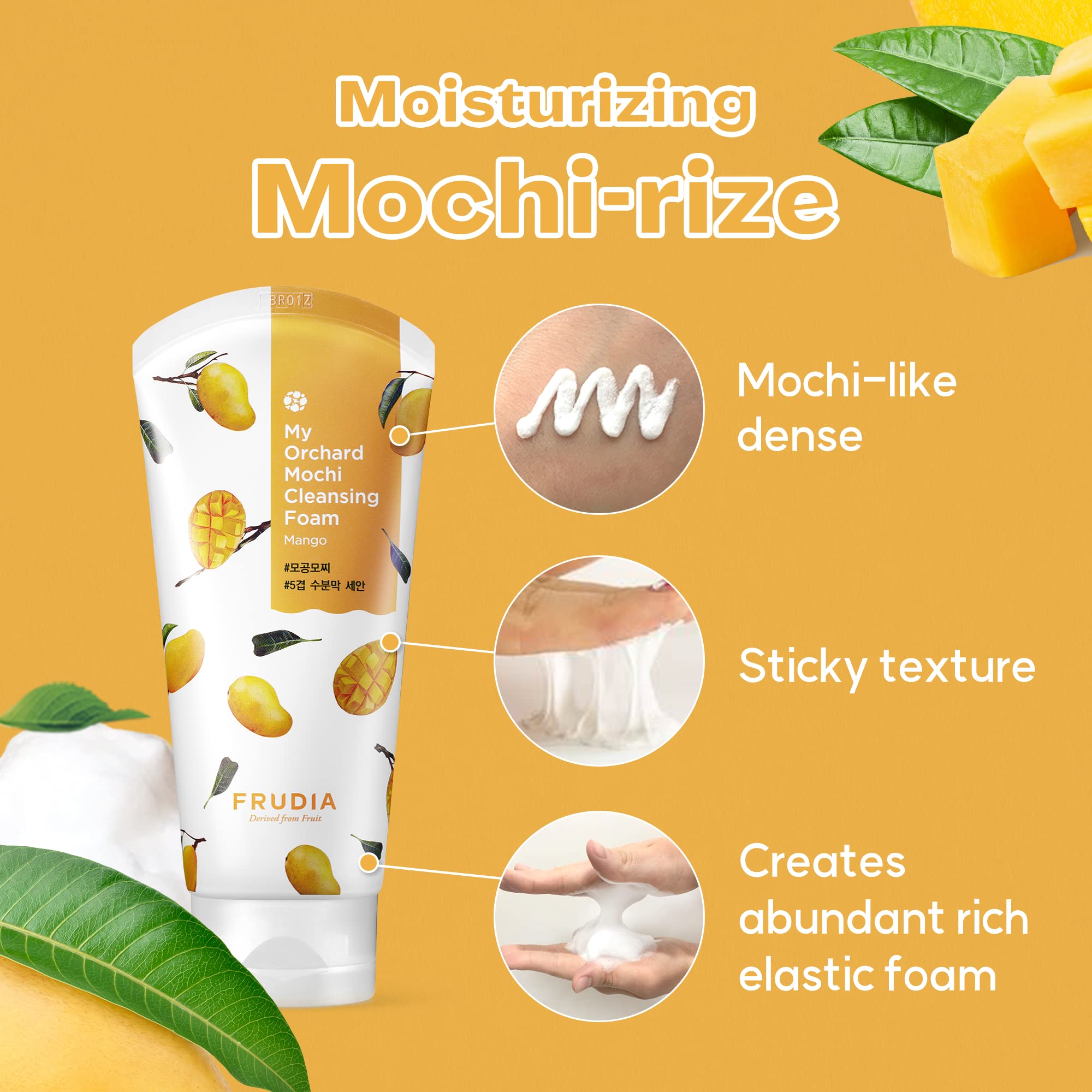 My Orchard Mochi Cleansing Foam Mango