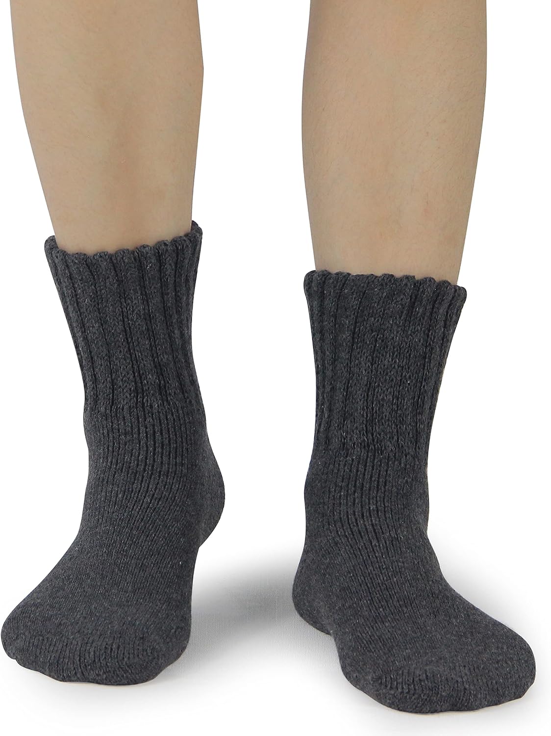 BenSorts Women's Winter Boots Socks Thick Warm Cozy Crew Socks Solid Color Gifts - Image 5