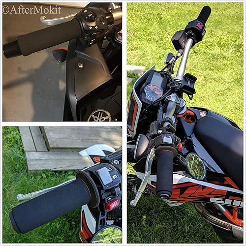 Miniatura 7 de HASkulle - Fundas de agarre para manos grandes que engrosan tus agarres, se ajustan cómodamente a más de 1.2 a 1.4 pulgadas de agarre en Harley BMW,