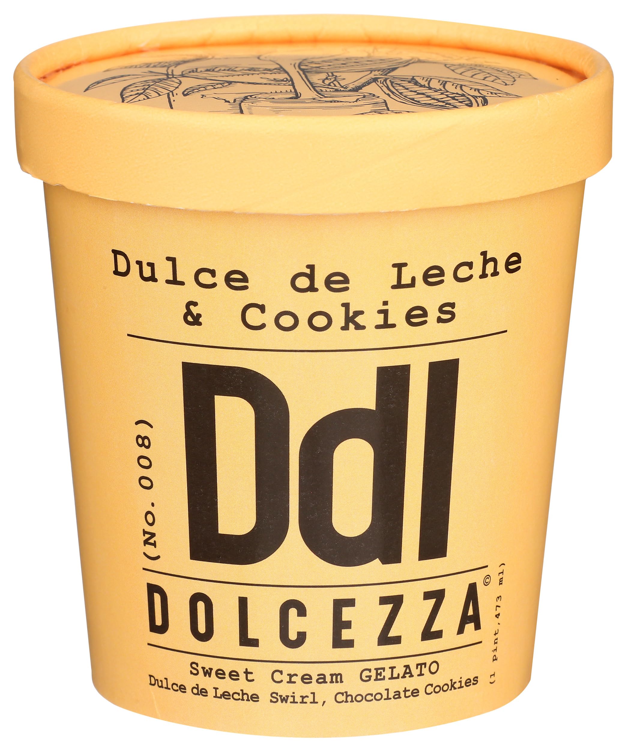 DOLCEZZA Dulce de Leche & Cookies Gelato, 1 PT | Grocery Pickup