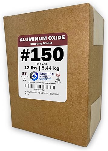 Miniatura 10 de Óxido de aluminio - 12 libras - Medios abrasivos de chorro de arena para chorros de arena, pistolas de chorro de arena y gabinetes de explosión