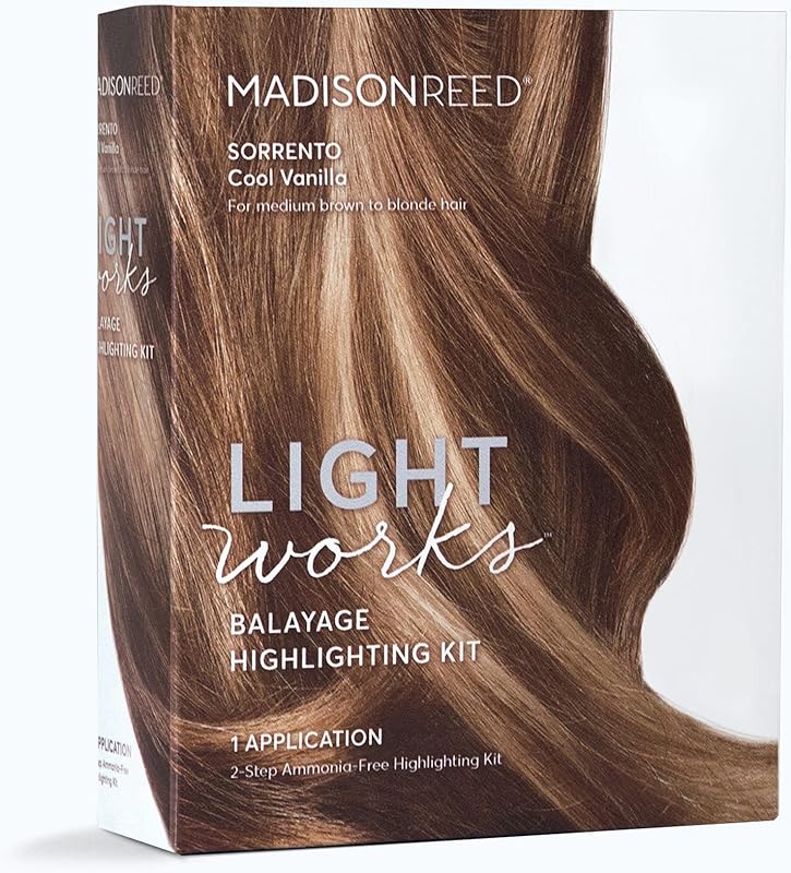 Madison Reed Light Works Balayage Kit – Sorrento Vanilla | Natural-looking Highlights, Ammonia-Free, Cruelty-Free, Made with Keratin & Argan Oil