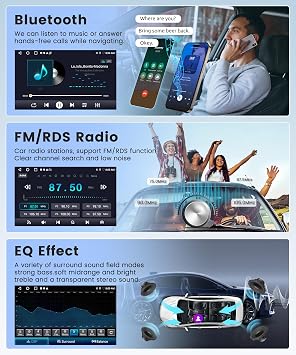 2G+64G Android 15 Car Stereo Radio for Chrysler 200 200C 200S 2015-2019, Wireless Carplay Android Auto, Rimoody 9 Inch Touchscreen GPS 5G-WiFi Bluetooth 5.0 EQ Mirror Link FM/RDS Camera