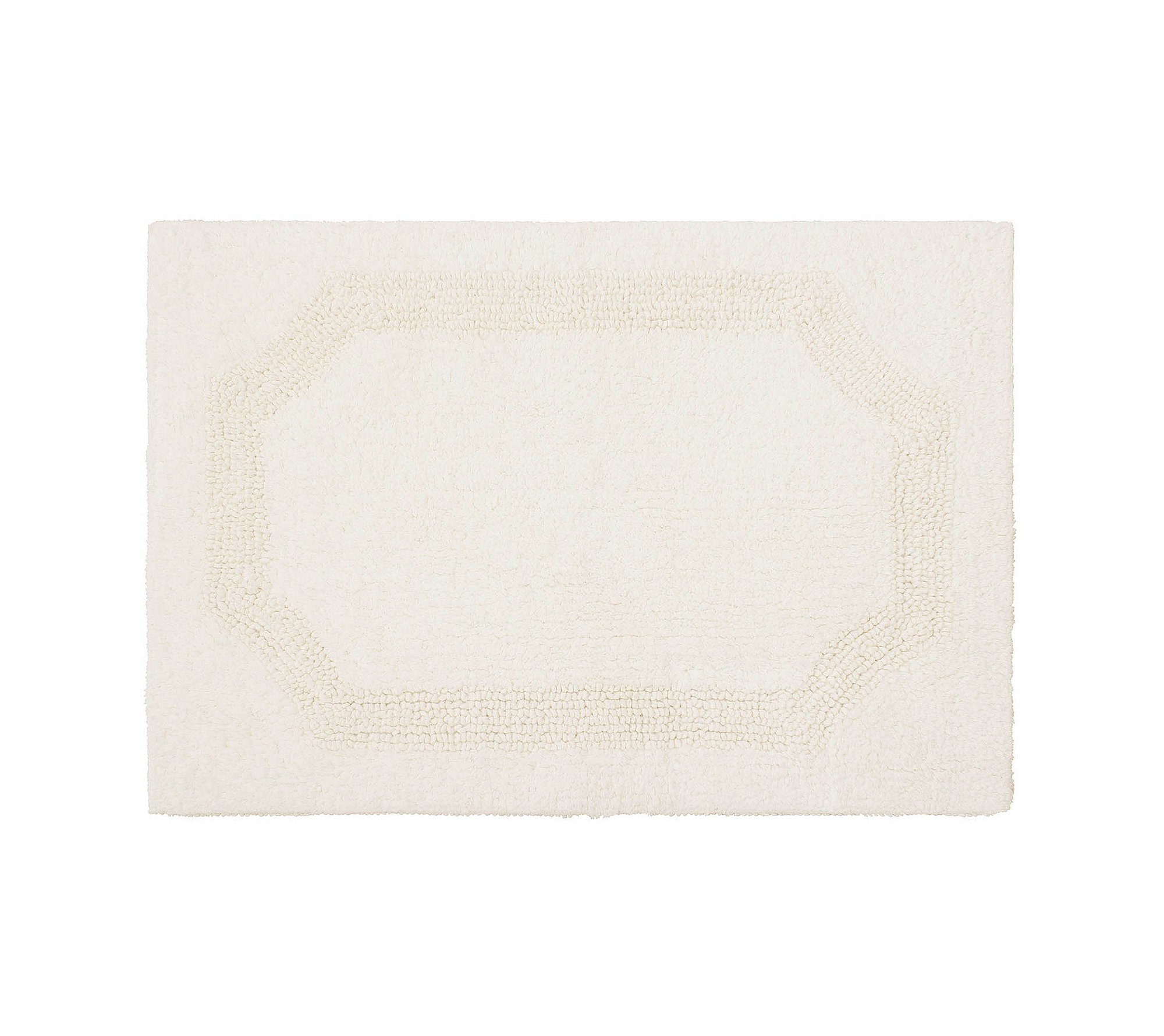 Laura Ashley Reversible Cotton 21 x 34 in. Bath Mat, Ivory, 53 x 86 cm (Rectangular) - Image 4