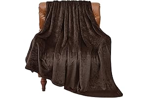 BEDELITE Fleece Blanket Brown: Warmth & Comfort for Every Occasion