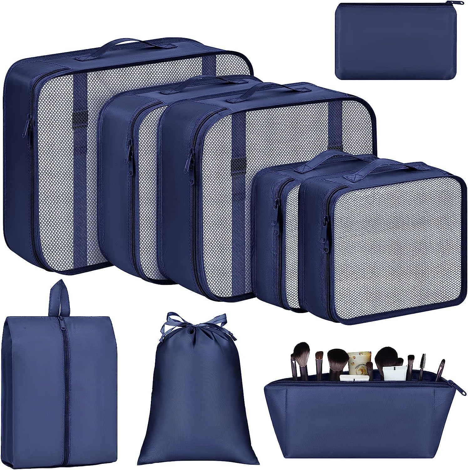DIMJ Packing Cubes 9 Set, Travel Bags Organizer for luggage