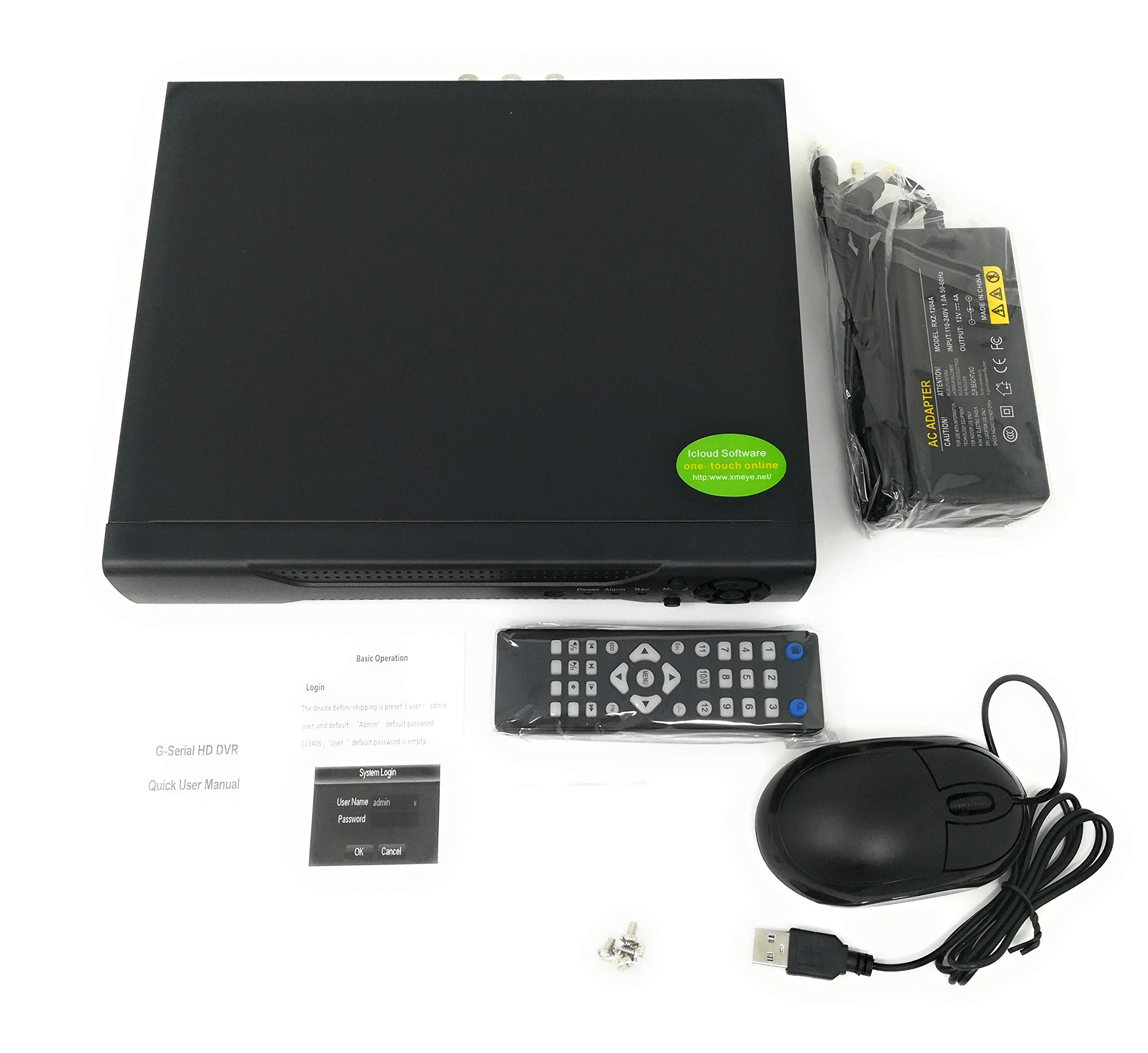 TEMPO DI SALDI Kit Videosorveglianza 4 Canali Telecamere Infrarossi Dvr Alimentatori Prolunghe