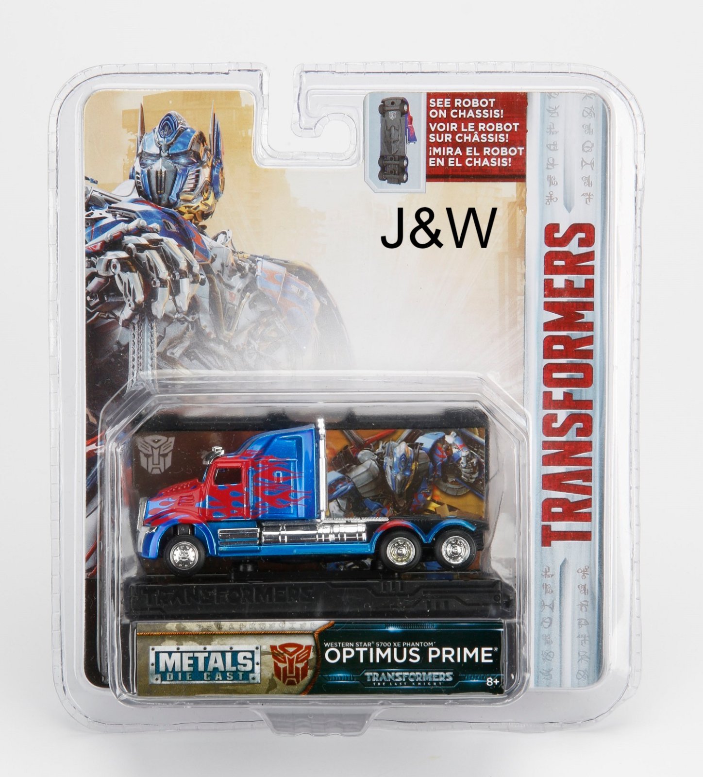 ミニカー Hotwheels Transformers optimus prime Jada Optimus Prime Western Star 5700 XE Phantom Transformers