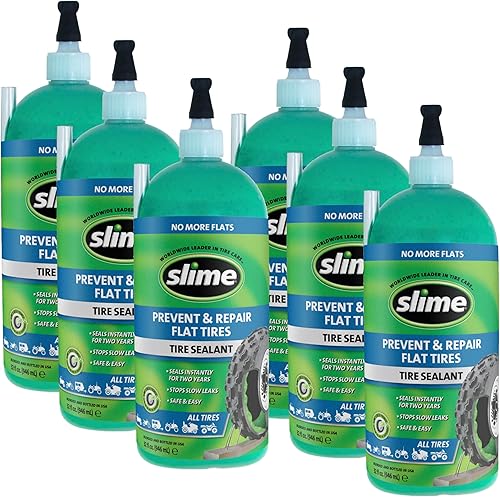 Miniatura 2 de Slime 10009 - Sellador de reparación de pinchazos de neumáticos planos, evita y repara, todos los neumáticos sin cámara fuera de carretera, botella