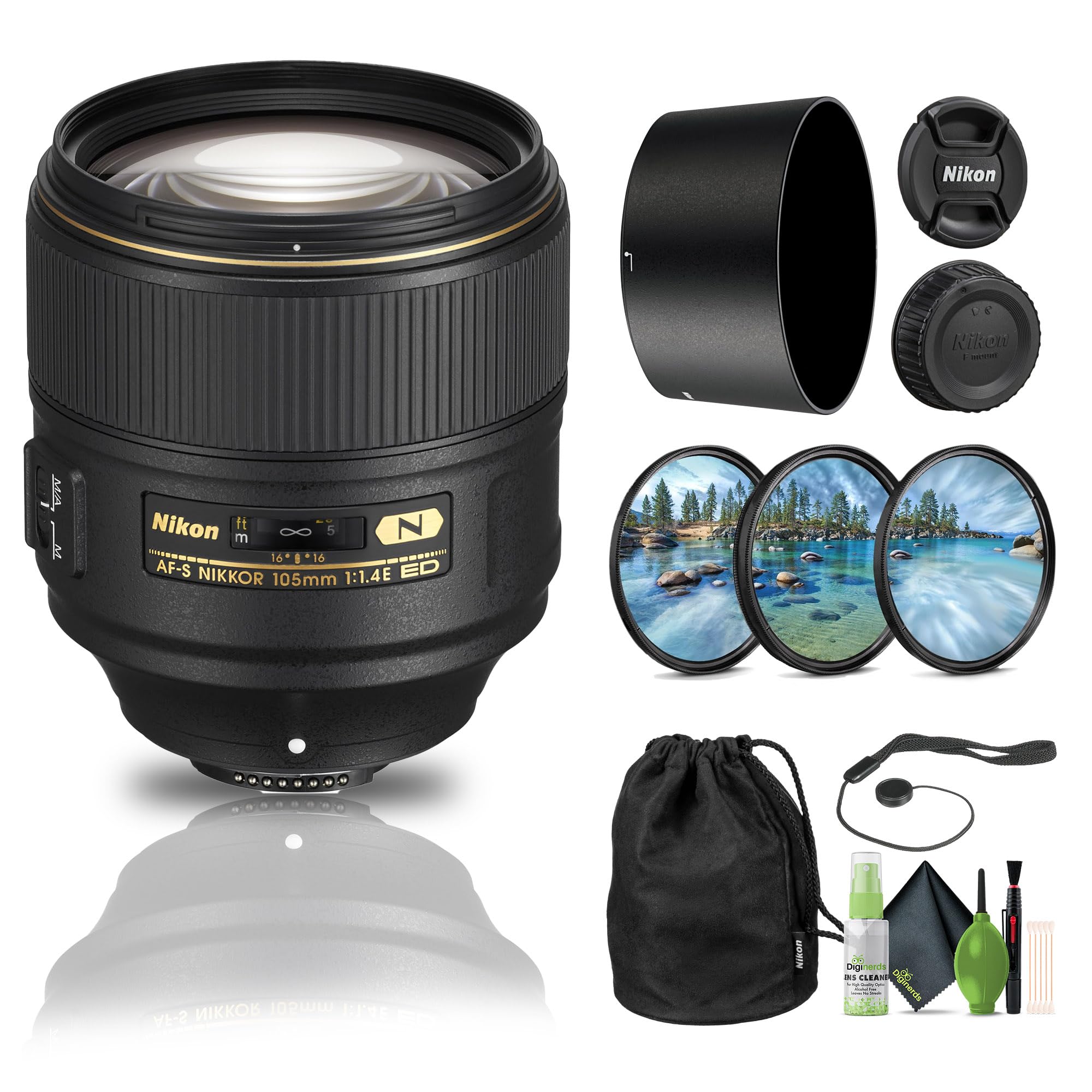 Amazon | Nikon AF-S NIKKOR 105mm f/1.4E EDレンズ (20064) +