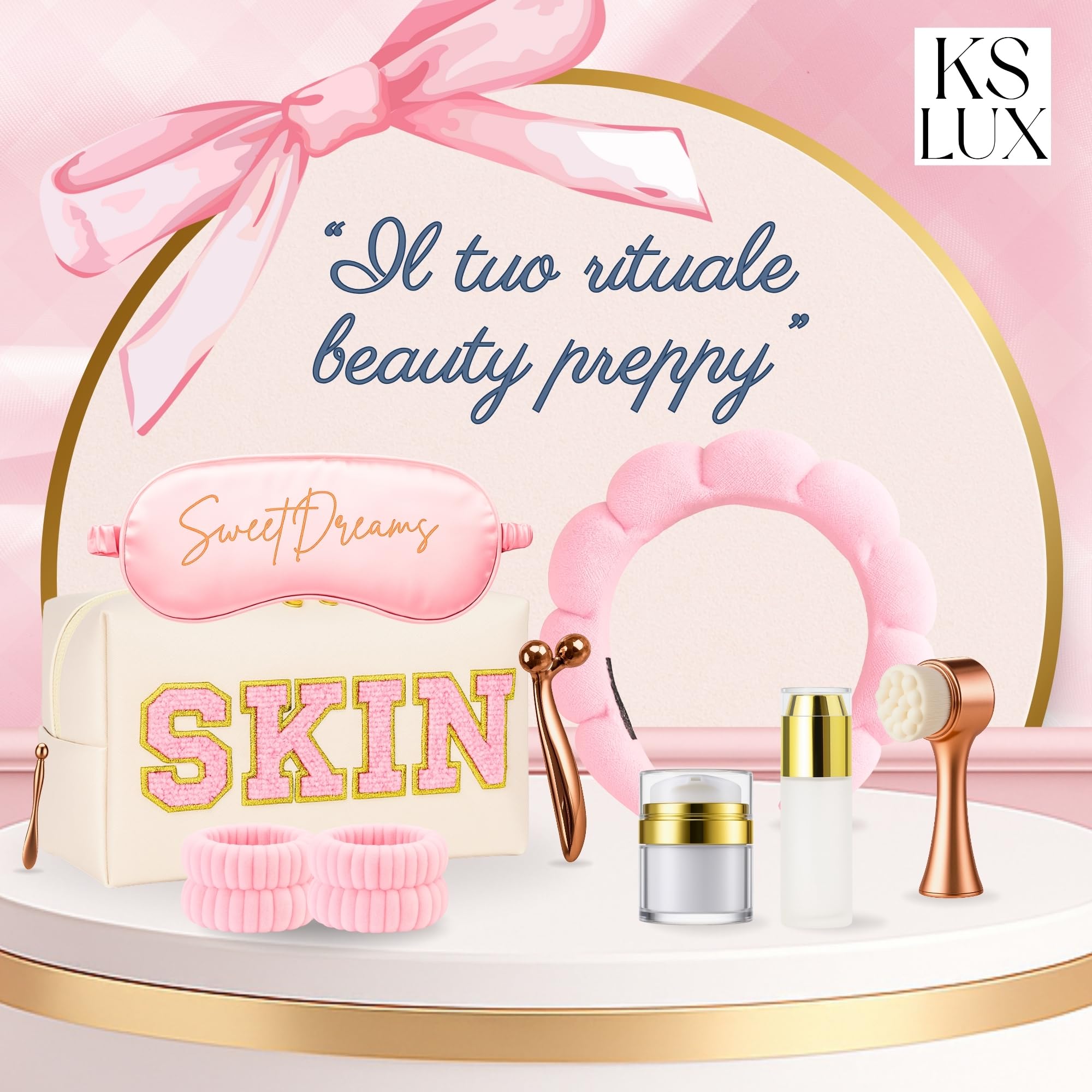 Skincare Set viso completo, kit Korean skincare regalo 18 anni ragazza, regalo beauty