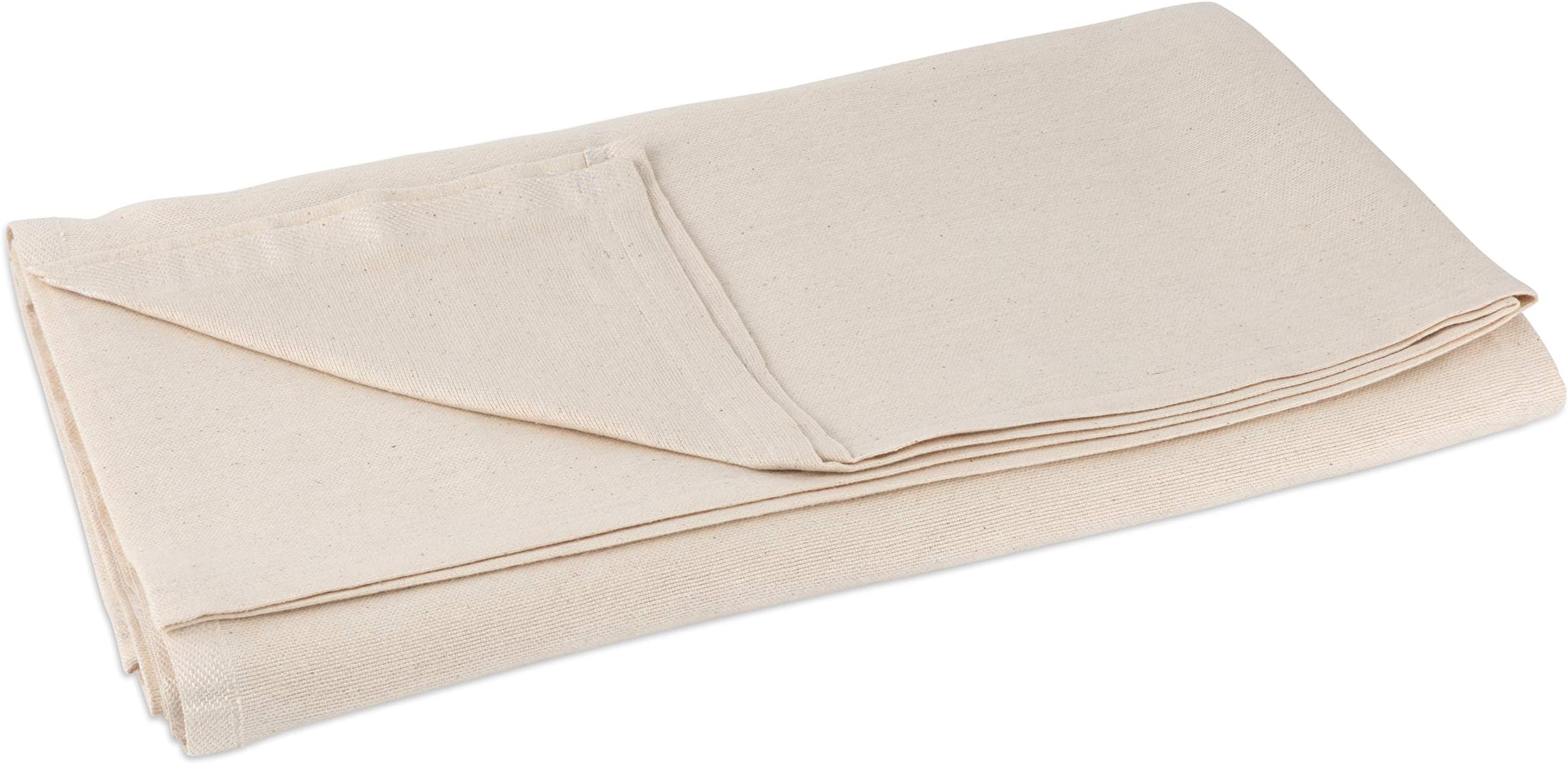 JMR 70 x 90 Hospital Blanket - Poly/Cotton Blend Bed Bath Blanket for Patient Privacy - Comfortable - Lightweight Emergency Thermal Blanket (Unbleached) (Unbleached)