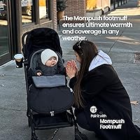 Vista 7 de Mompush Saco y funda para cochecito de invierno Bolsa universal para todas las estaciones para bebé, resistente a la intemperie con forro polar