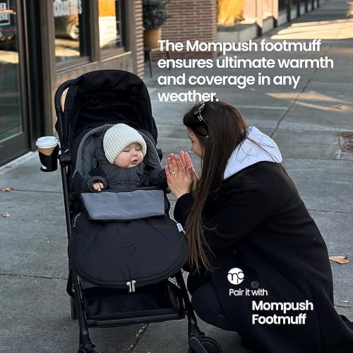 Miniatura 7 de Mompush Saco y funda para cochecito de invierno  Bolsa universal para todas las estaciones para bebé, resistente a la intemperie con forro polar y
