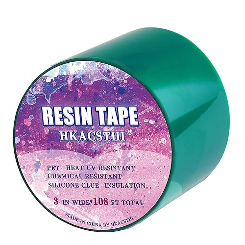 HKACSTHI Cinta de resina de 108 pies para moldeo de resina epoxi, cinta de liberación UV y térmica (1, 3 pulgadas) disponible en Yaxa Costa Rica