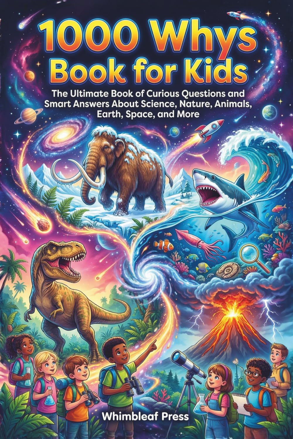 1000 Whys Book for Kids: The Ultimate Book of Curious Questions and Smart Answers About Science, Nature, Animals, Earth, Space, and More