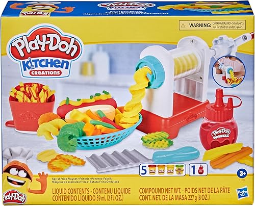 Miniatura 9 de Play-Doh Kitchen Creations - Juego de alimentos de juego para niños de 3 años en adelante con 5 colores no tóxicos de Play-Doh exclusivo de mazón