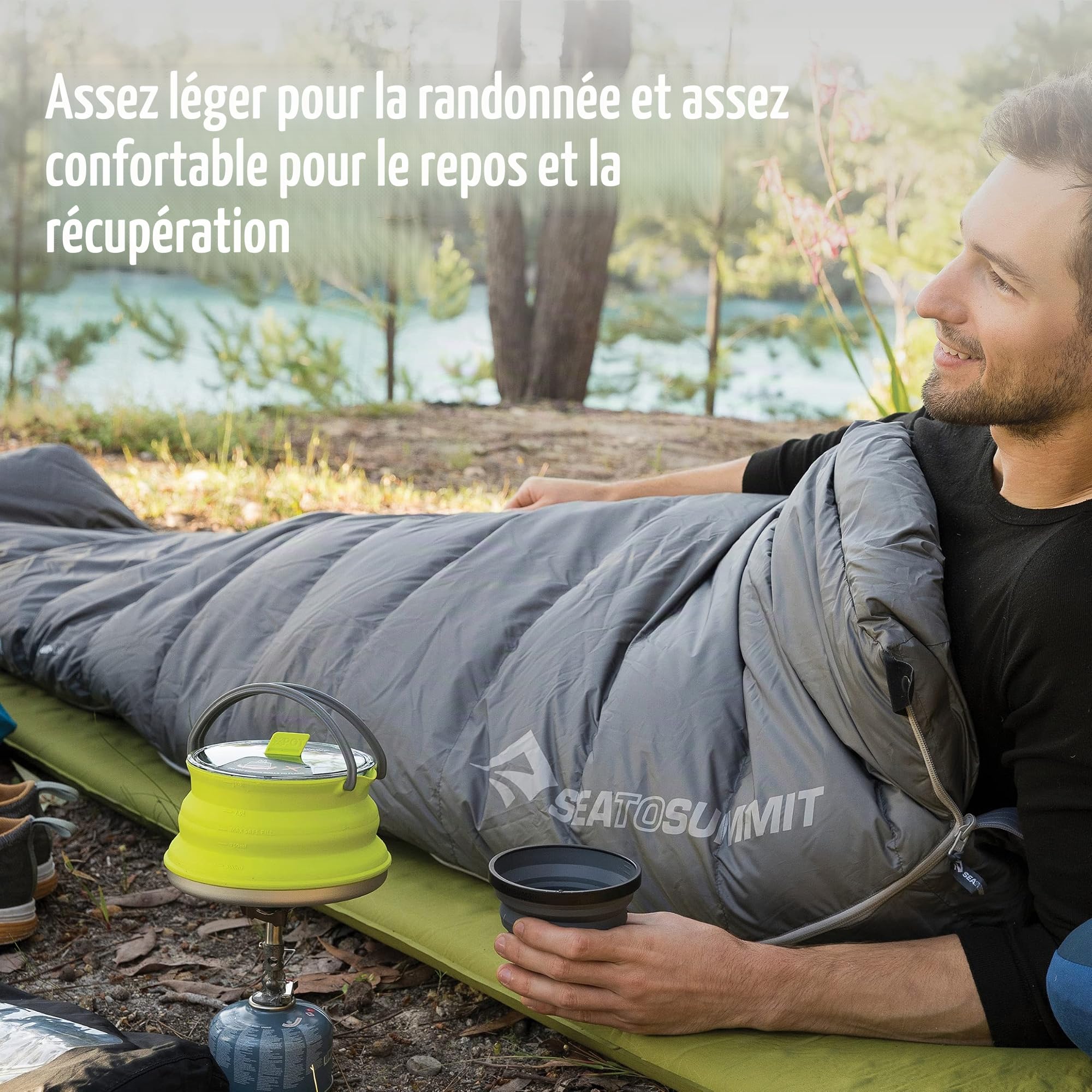 Colchoneta Autohinchable - SI - Camp Mat Self Inflating L Color: Verde Oliva