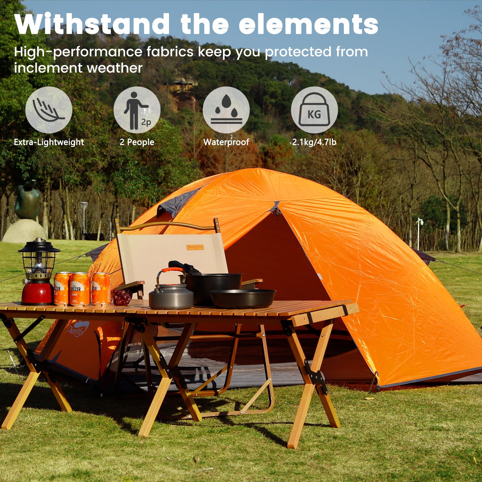 Amazon.com: Treefox Camping Tent 2 Person Tent Waterproof Tent