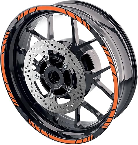 Miniatura 7 de Pegatinas para llantas exteriores de 17 pulgadas S06B compatibles con YZF R125 MT125 MT07 MT10 MT25 FZ25 MT03 (azul)