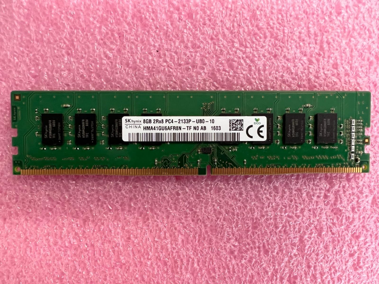 8 GB RAM Hynix HMA41GU6AFR8N-TF DDR4 DIMM PC4-17000U 2133Mhz 2Rx8 1.2V CL15