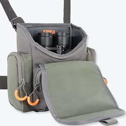 Miniatura 9 de SPIKA Binocular Arnés Pecho Pack, Bino Case con Telémetro Impermeable Bolsa para Caza