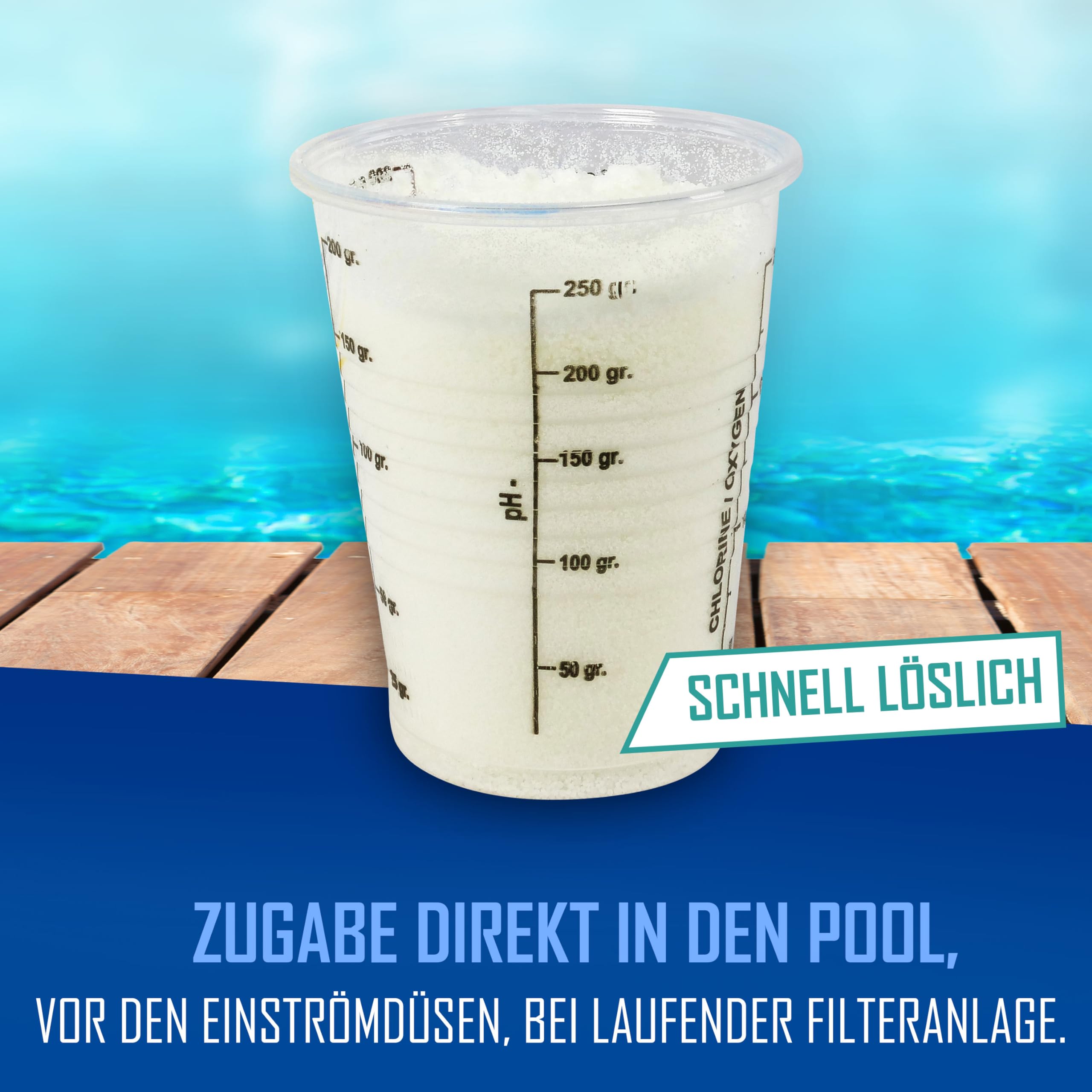 Astral Pool Chlor Neutralisator 6,0 Kg - Reduziert überschüssiges Chlor & Brom im Wasser - Schnell und rückstandsfrei löslich